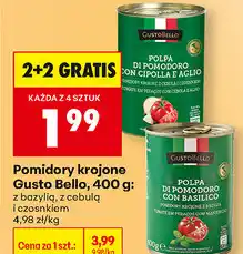 Biedronka Pomidory krojone Gusto Bello oferta