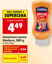 Biedronka American sauce Madero oferta
