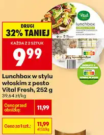 Biedronka Lunchbox w stylu włoskim z pesto Vital Fresh oferta