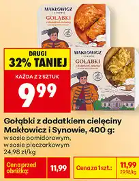Biedronka Gołąbki z dodatkiem cielęciny Makłowicz i Synowie oferta