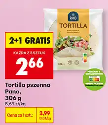 Biedronka Tortilla pszenna Pano oferta