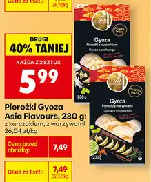 Biedronka Pierożki Gyoza Asia Flavours, 230 g: z kurczakiem, z warzywami oferta