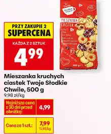 Biedronka Mieszanka kruchych ciastek Twoje Słodkie Chwile oferta