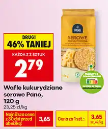 Biedronka Wafle kukurydziane serowe Pano oferta