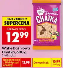Biedronka Wafle Baśniowa Chatka oferta