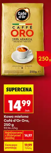 Biedronka Kawa mielona Café d'Or Oro oferta
