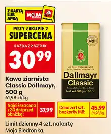 Biedronka Kawa ziarnista Classic Dallmayr oferta