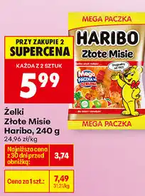 Biedronka Żelki Złote Misie Haribo oferta