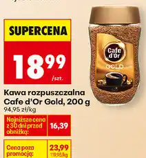 Biedronka Kawa rozpuszczalna Cafe d'Or Gold oferta