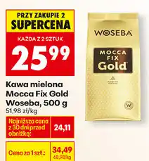Biedronka Kawa mielona Mocca Fix Gold Woseba oferta