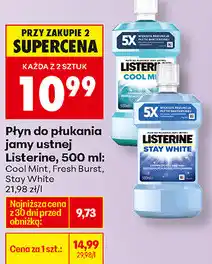 Biedronka Płyn do płukania jamy ustnej Listerine oferta