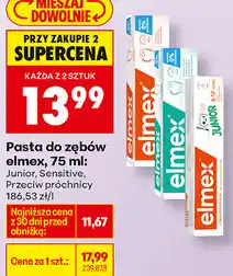 Biedronka Pasta do zębów elmex oferta