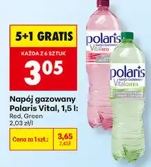 Biedronka Napój gazowany Polaris Vital, 1,5 l: Red, Green oferta