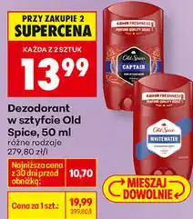 Biedronka Dezodorant w sztyfcie Old Spice, 50 ml (różne rodzaje) oferta