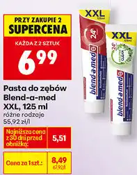 Biedronka Pasta do zębów Blend-a-med XXL oferta