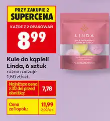 Biedronka Kule do kąpieli Linda, 6 sztuk oferta