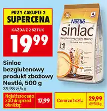 Biedronka Sinlac bezglutenowy produkt zbożowy Nestlé oferta