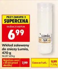 Biedronka Wkład zalewany do zniczy Lumia oferta