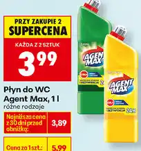 Biedronka Płyn do WC Agent Max oferta