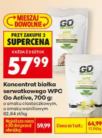 Biedronka Koncentrat białka serwatkowego WPC Go Active oferta