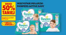 Biedronka Wszystkie pieluszki Pampers Active Baby oferta