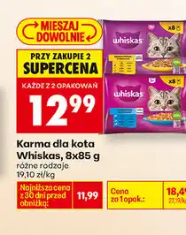 Biedronka Karma dla kota Whiskas oferta