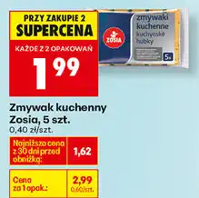 Biedronka Zmywak kuchenny Zosia, 5 szt oferta
