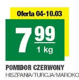 Spar Pomidor czerwony hiszpania/turcja/maroko oferta