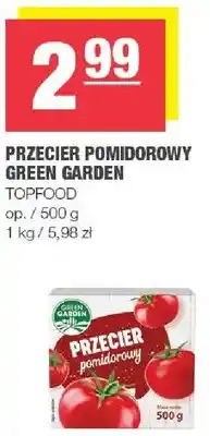 Spar Przecier pomidorowy green garden oferta