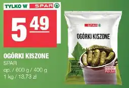 Spar Ogórki kiszone oferta