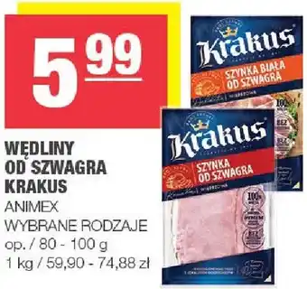 Spar Wędliny od szwagra Krakus oferta