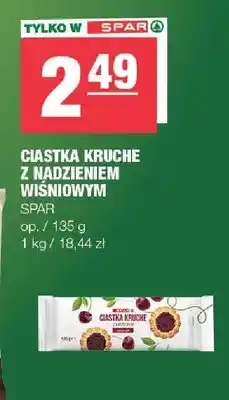 Spar Ciastka kruche z nadzieniem wiśniowym oferta