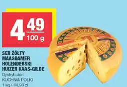 Spar Ser żółty Maasdamer holenderski Huizer Kaas-Gilde oferta