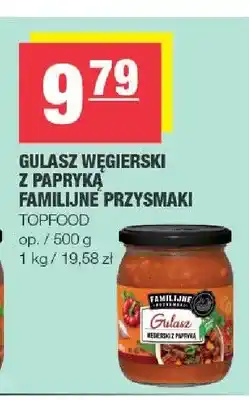 Spar Gulasz węgierski z papryką familijne przysmaki oferta