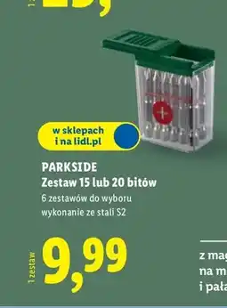 Lidl Zestaw 15 lub 20 bitów oferta