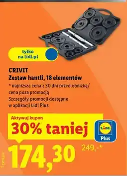 Lidl Zestaw hantli 18 elementów oferta
