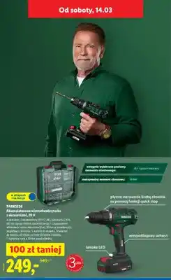 Lidl Akumulatorowa wiertarkowkrętarka z akcesoriami, 20V oferta