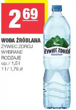 Spar Woda źródlana oferta