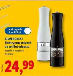 Lidl Elektryczny młynek do soli lub pieprzu oferta