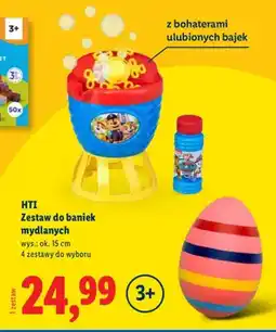 Lidl Zestaw do baniek mydlanych oferta