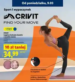 Lidl Legginsy funkcyjne damskie z wysokim stanem oferta