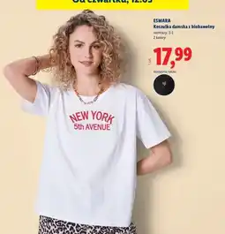 Lidl Koszulka damska z biobawełny oferta