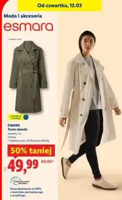 Lidl Trencz damski oferta