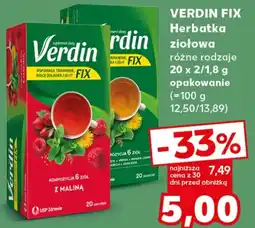 Kaufland Herbata ziołowa Verdin Fix oferta