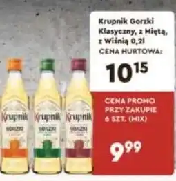 Specjał Krupnik Gorzki Klasyczny, z Miętą, z Wiśnią oferta