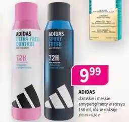 Drogerie Polskie Adidas damskie i męskie antyperspiranty w sprayu oferta