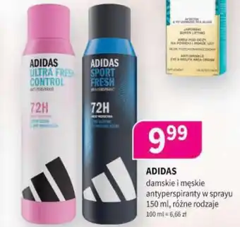Adidas damskie i męskie antyperspiranty w sprayu
