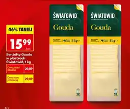 Biedronka Ser żółty Gouda w plastrach oferta