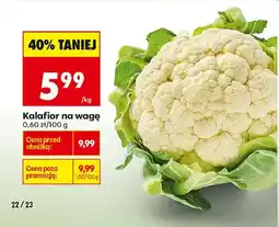 Biedronka Kalafior na wagę oferta