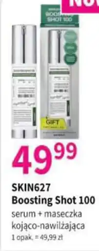 Drogerie Polskie Skin627 boosting shot 100 serum + maseczka kojąco-nawilżająca oferta